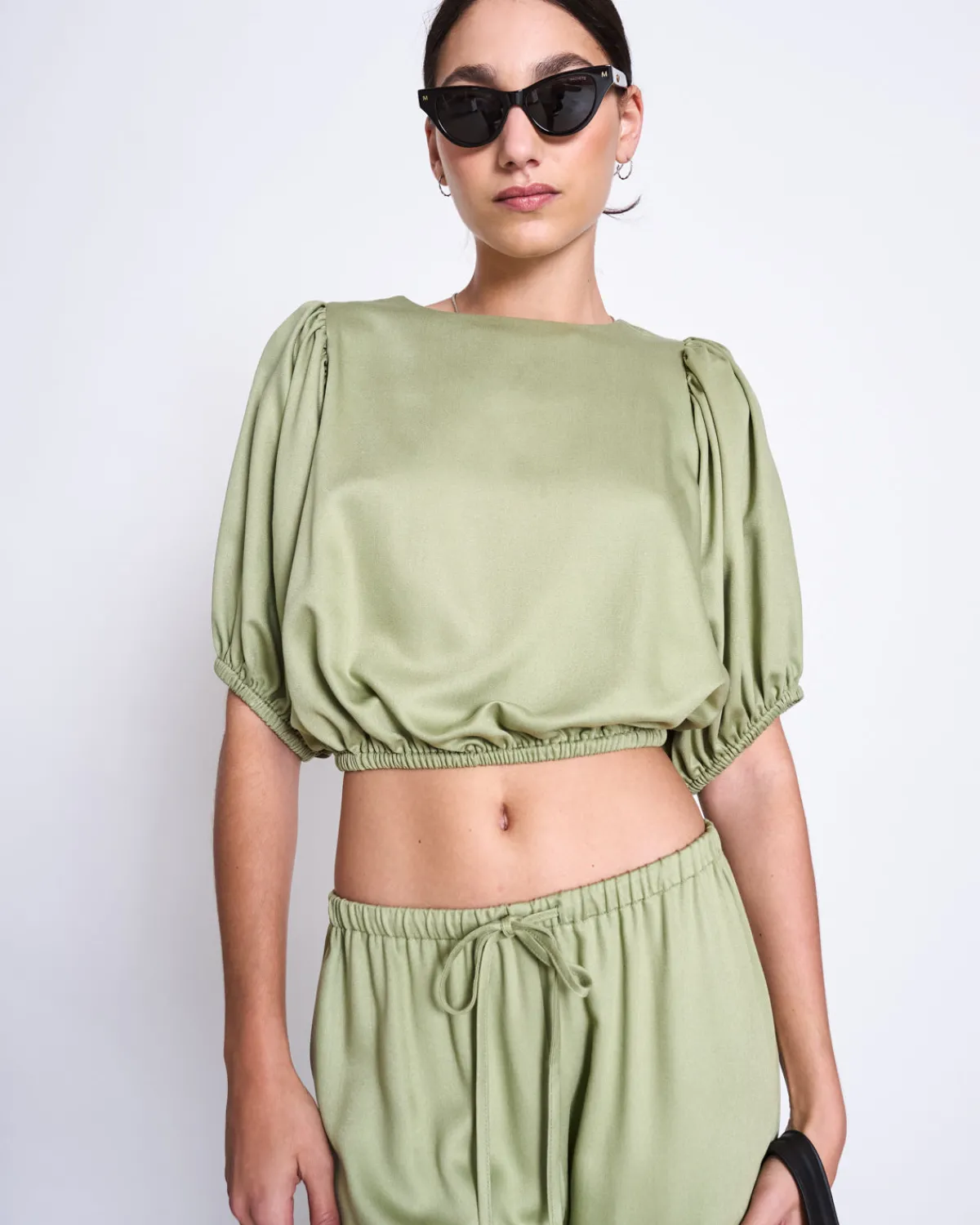 Best JAN 'N JUNE BLOUSE SKYE PALE OLIVE