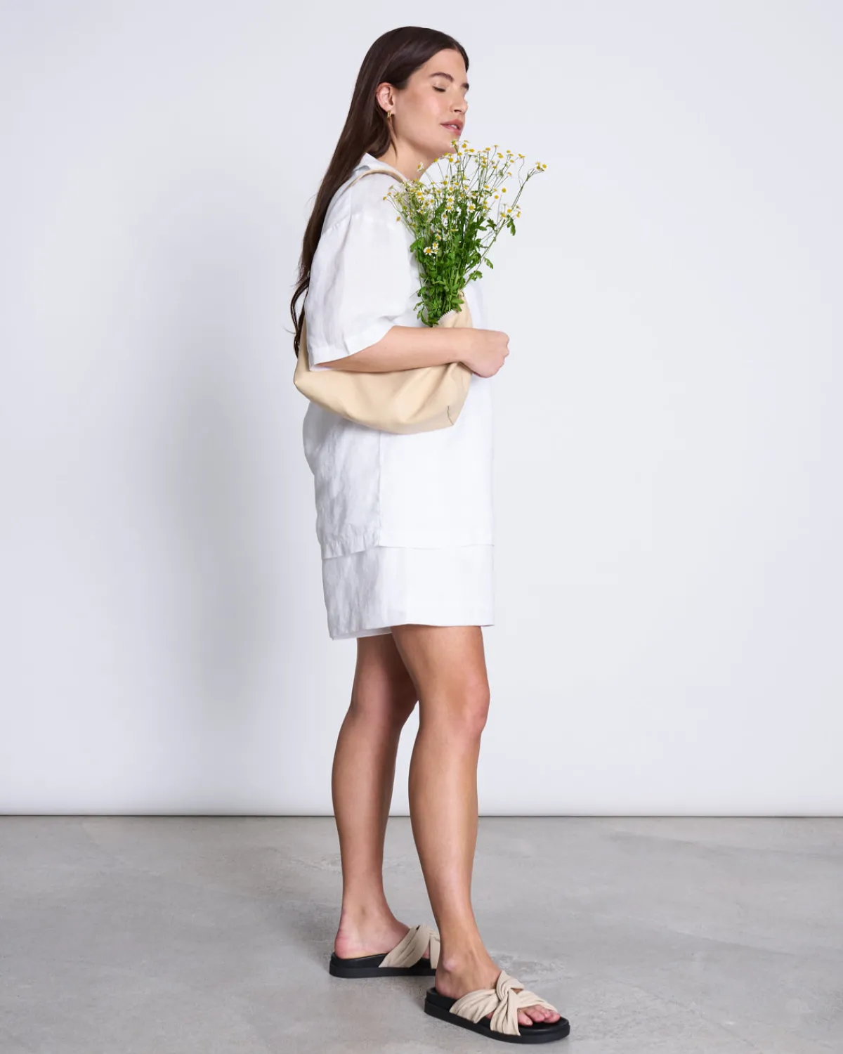 Best JAN 'N JUNE LINEN SHIRT GENT WHITE