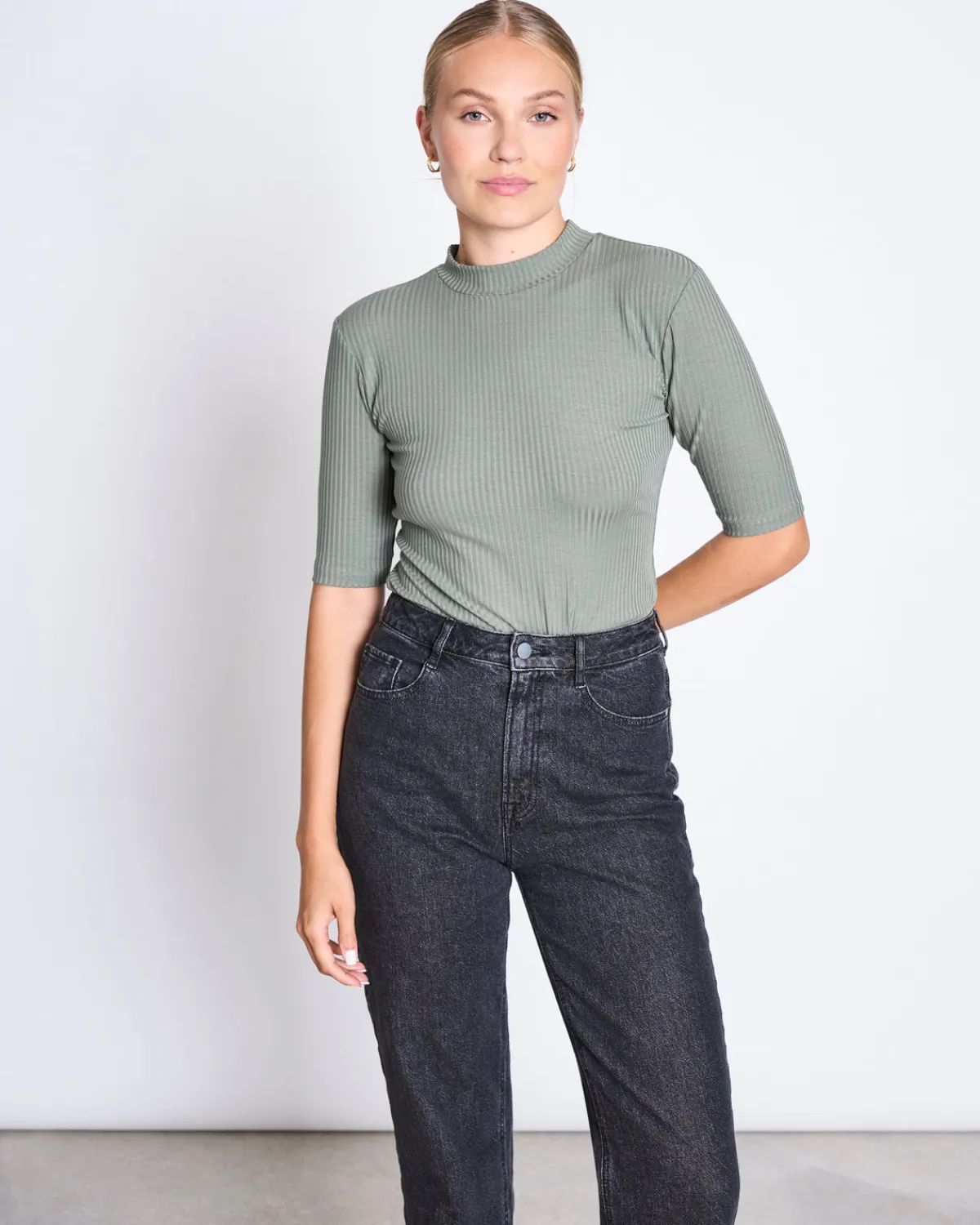 Best JAN 'N JUNE LYOCELL RIB T-SHIRT NINA SEA SPRAY