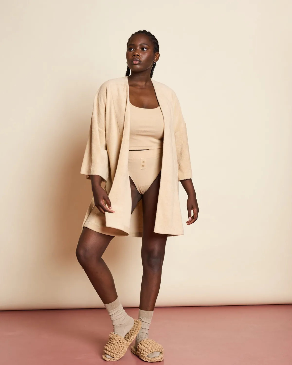 Discount JAN 'N JUNE ROBE ESJA ALMOND