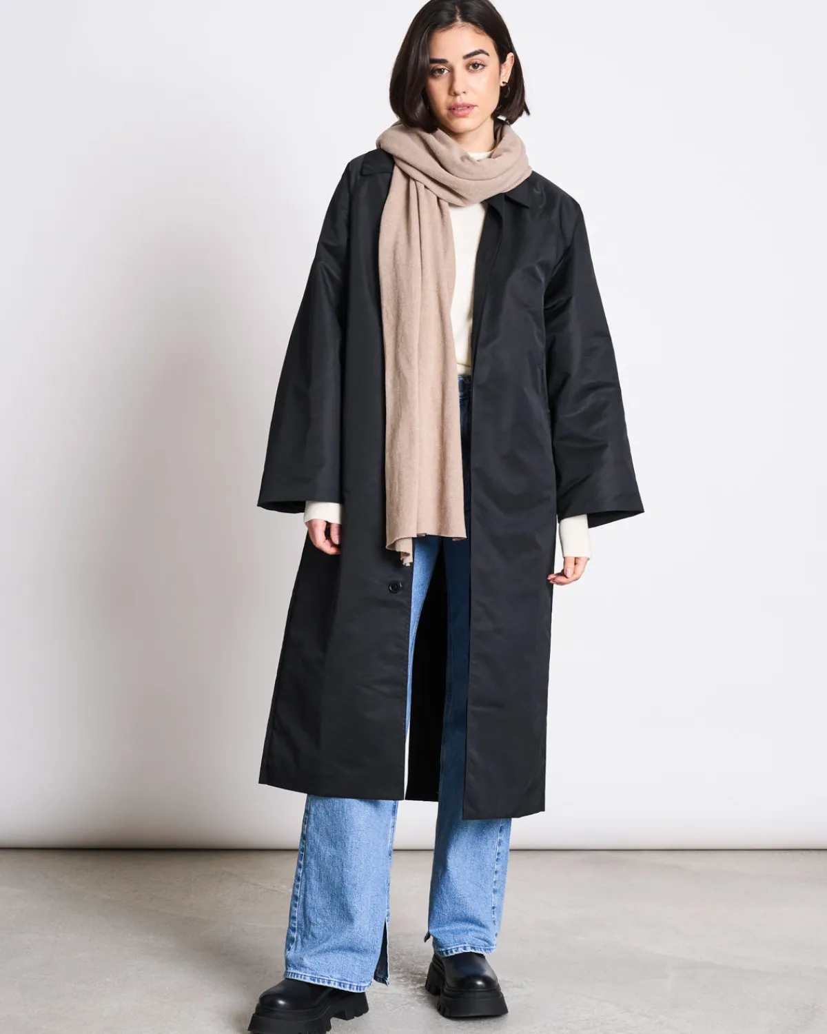 New JAN 'N JUNE SCARF ROSS SAND