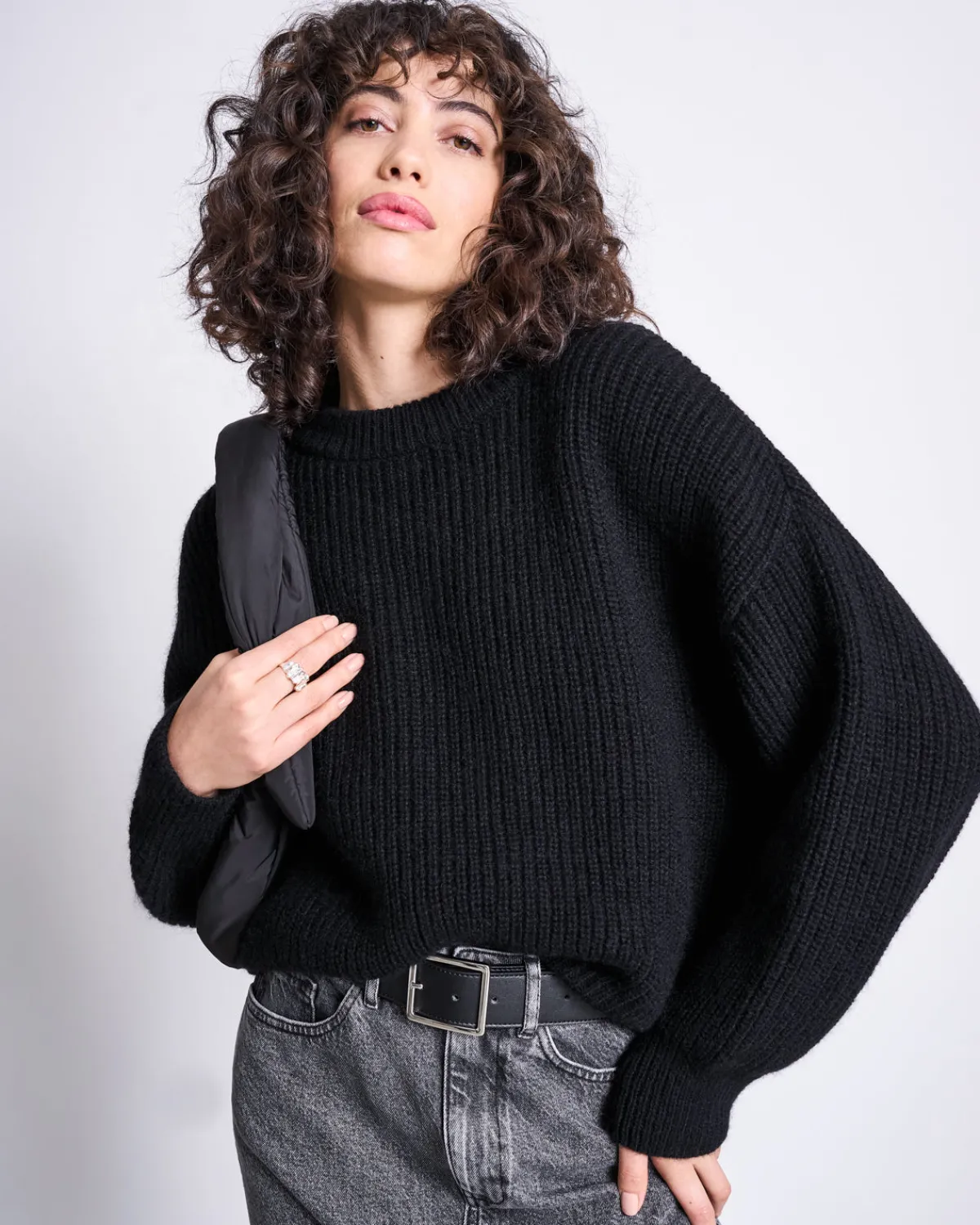 Hot JAN 'N JUNE WOOLY JUMPER ANI BLACK