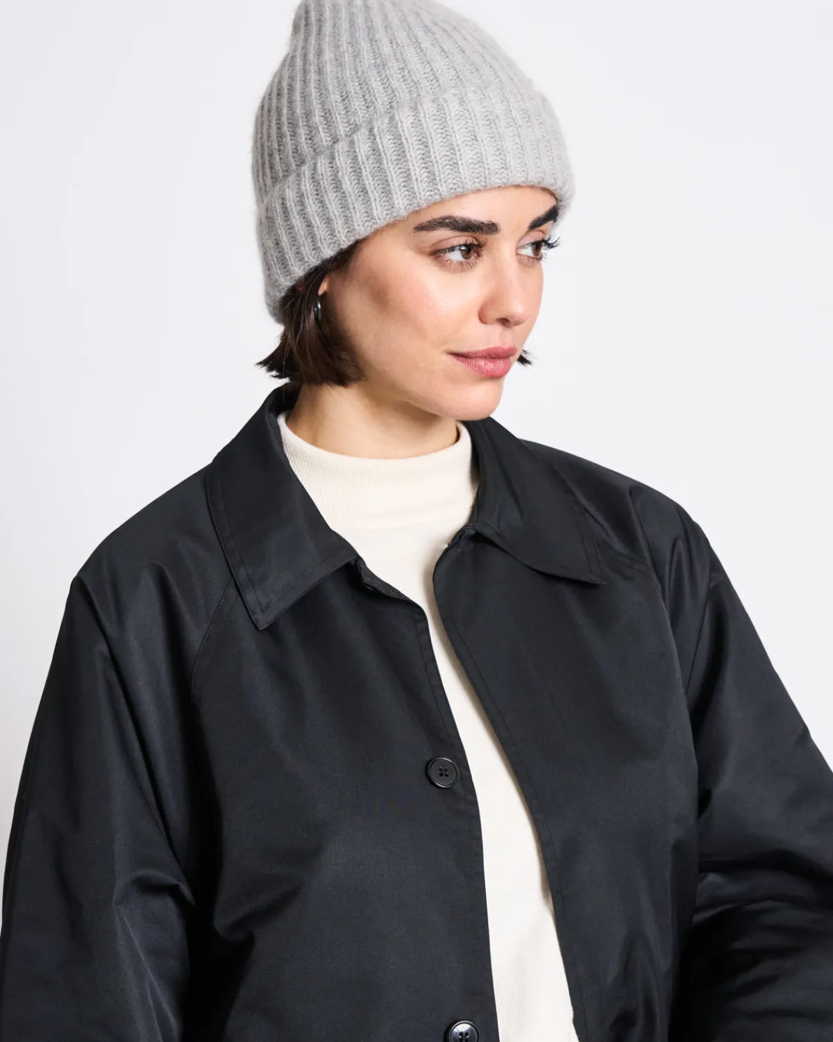 Clearance JAN 'N JUNE WOOLY KNIT BEANIE BJON LIGHT GREY